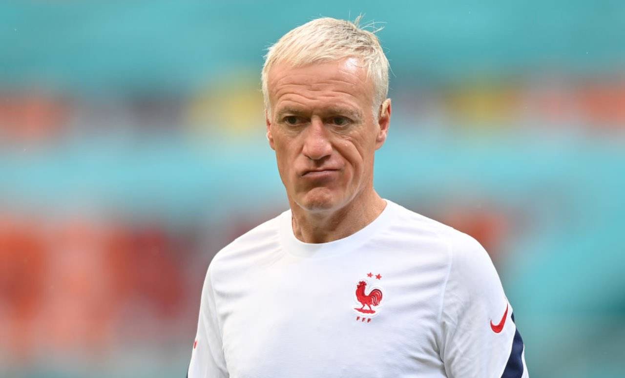 Deschamps stizzito in allenamento