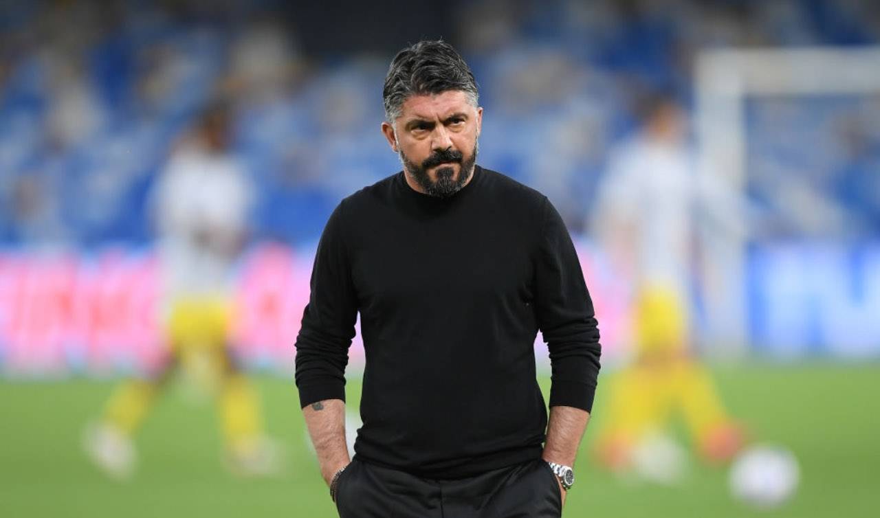 Gattuso con le mani in tasca