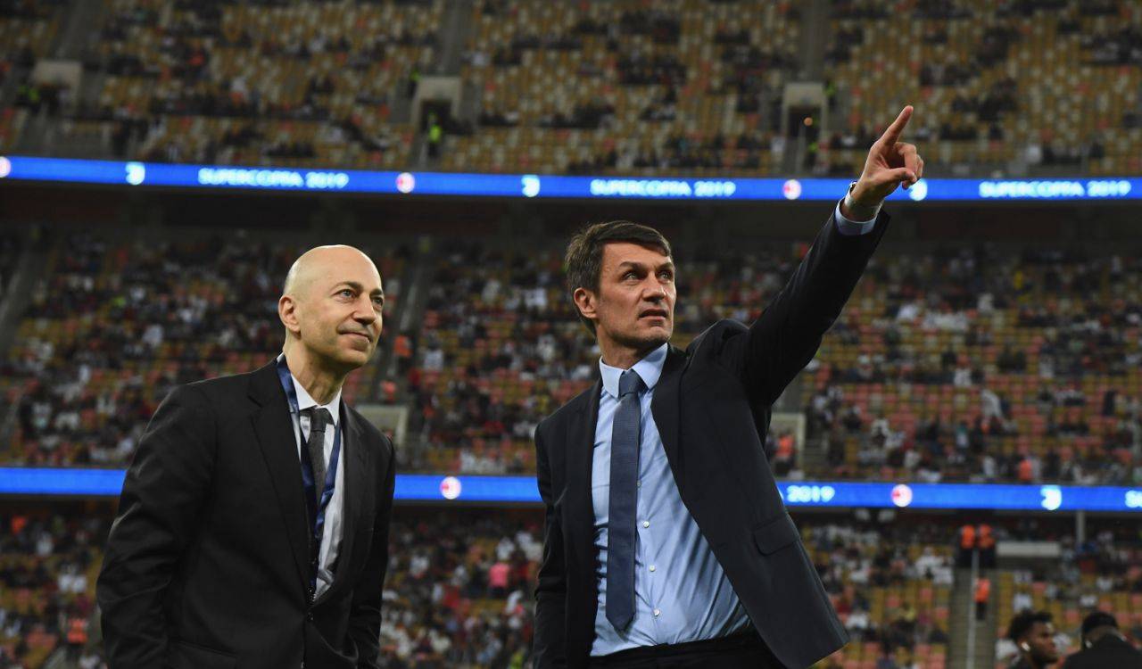 Maldini Gazidis Milan