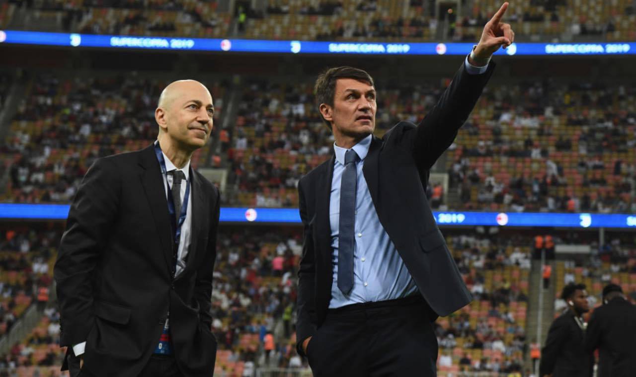 Gazidis e Maldini, Milan