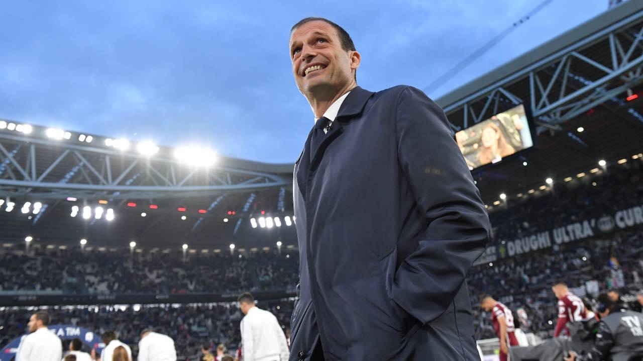 Allegri sorridente