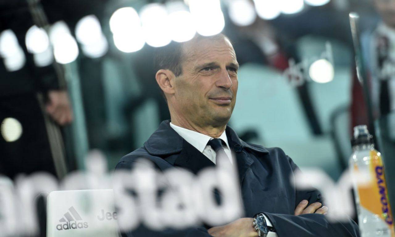 Allegri sulla panchina della Juventus