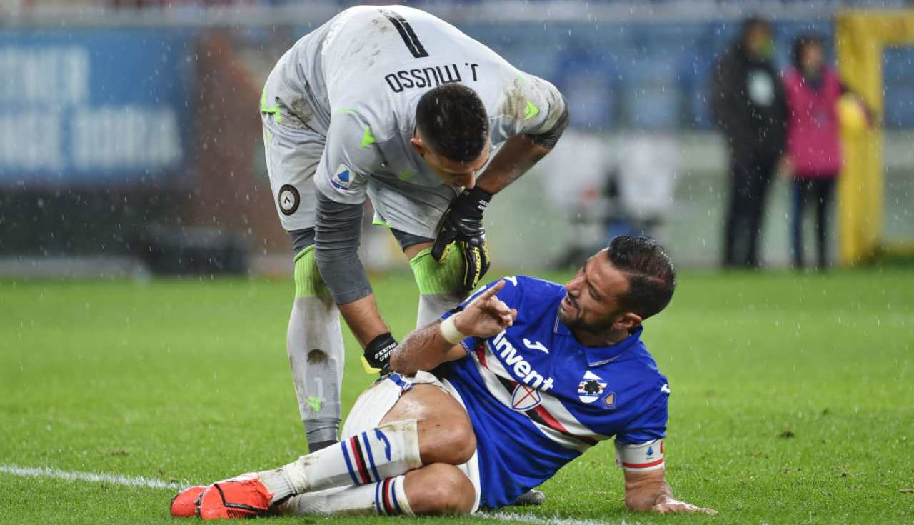 Musso aiuta Quagliarella 