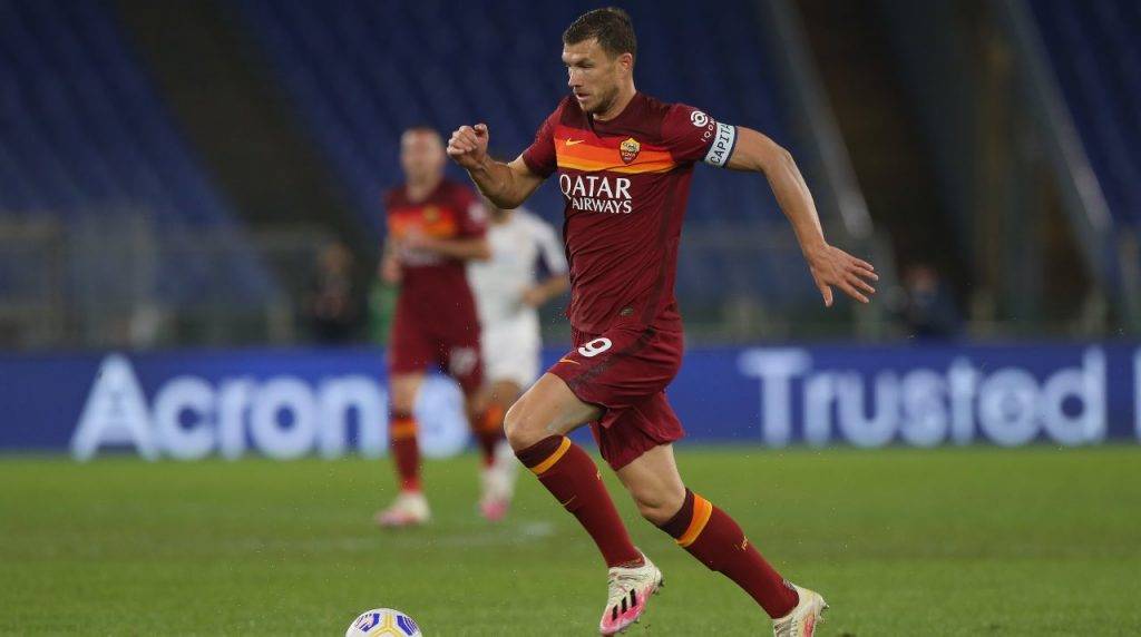 Dzeko in campo