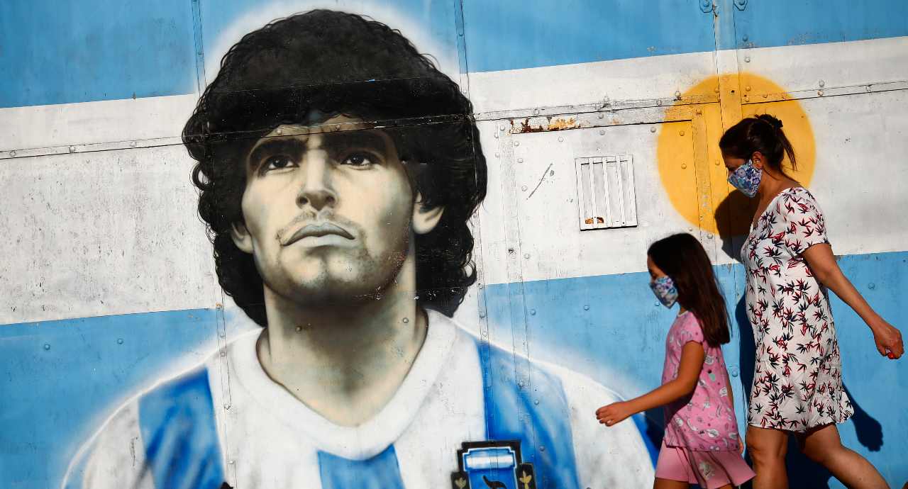 Maradona murale Argentina