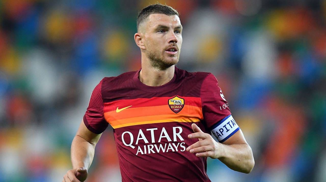 Dzeko in campo