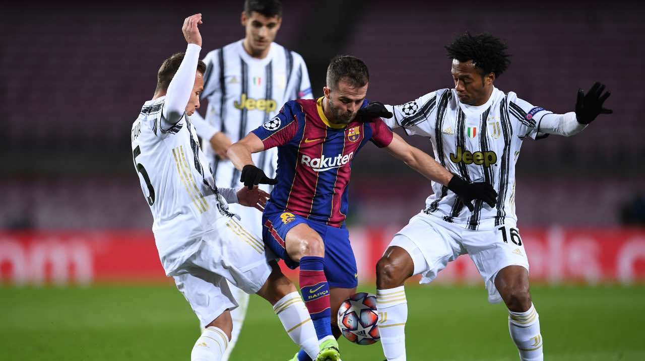 Juventus e Barcellona in campo