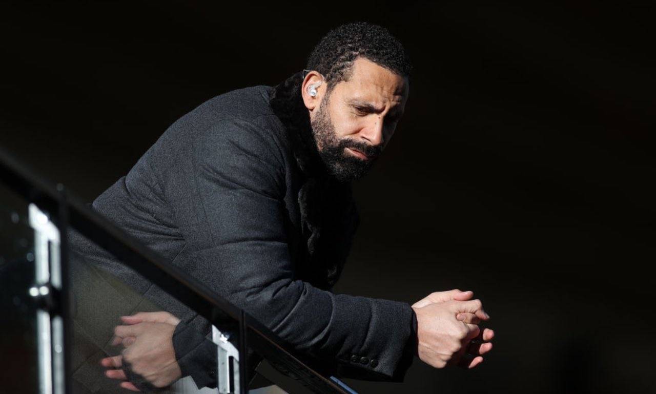 Rio Ferdinand dagli spalti