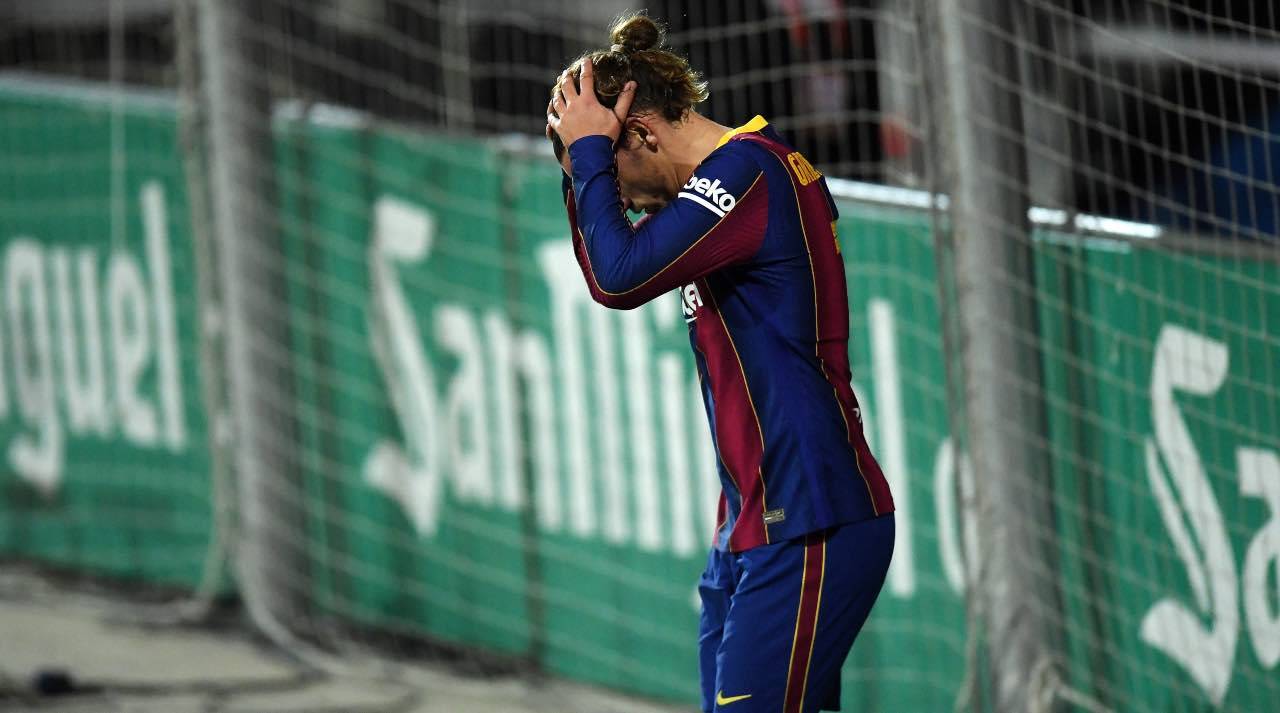 Griezmann deluso