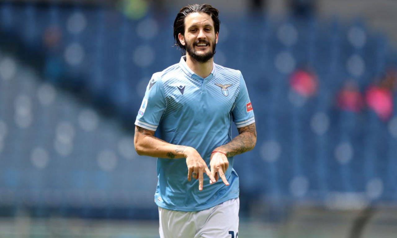 Luis Alberto in campo con la Lazio 