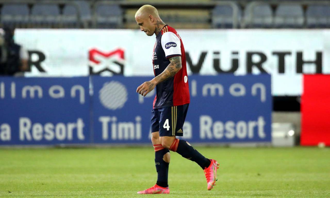Nainggolan in campo al Cagliari
