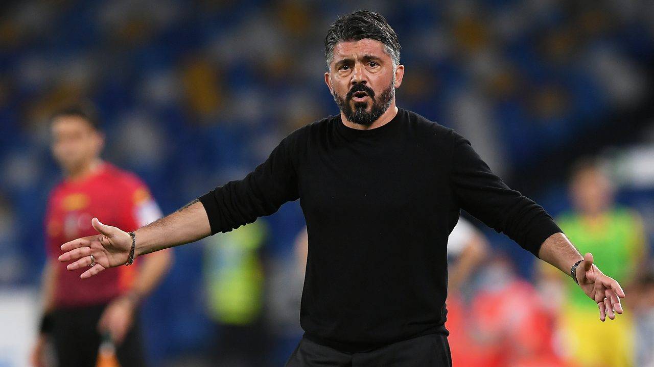 Rino Gattuso in campo