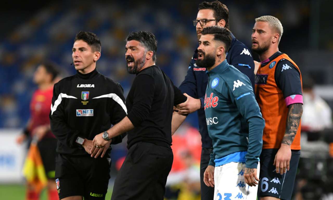 Gattuso arrabbiato