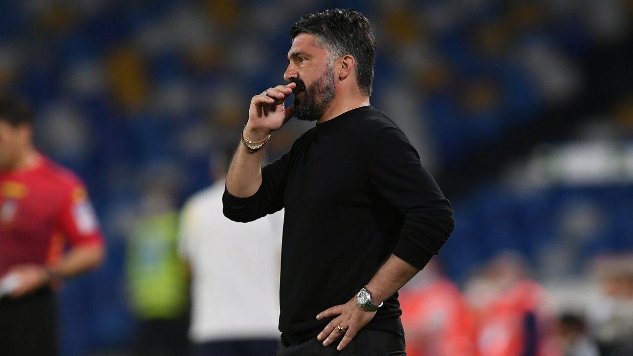 Rino Gattuso in campo