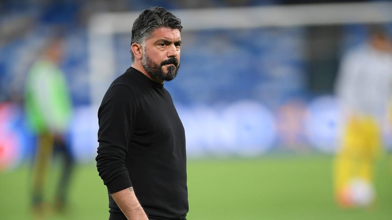 Rino Gattuso in campo