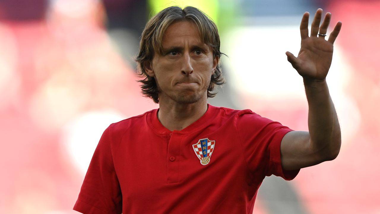 Luka Modric in campo