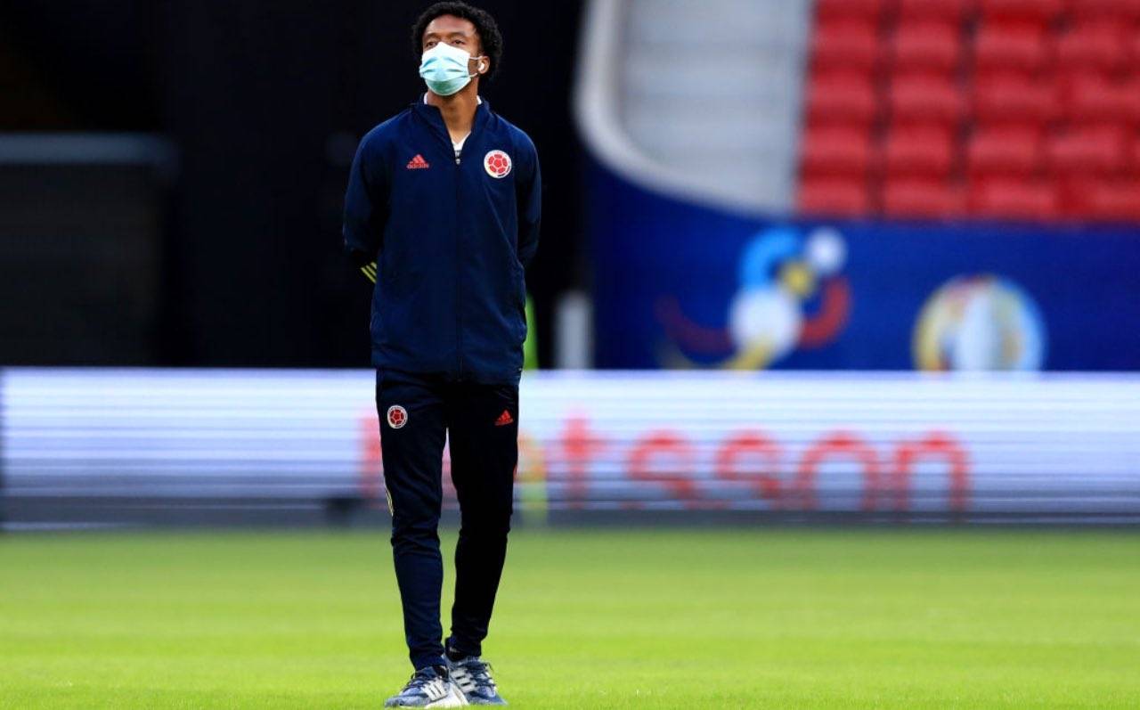 Juan Cuadrado in campo con la Colombia, Copa America 