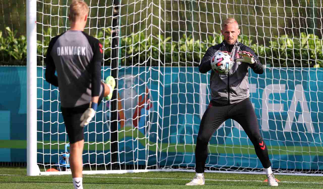 schmeichel allenamento