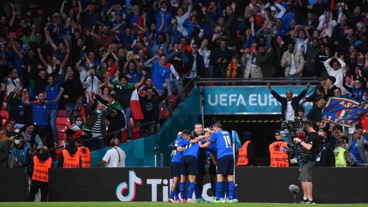 L'Italia esulta