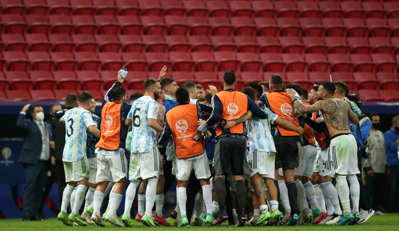 argentina festeggia