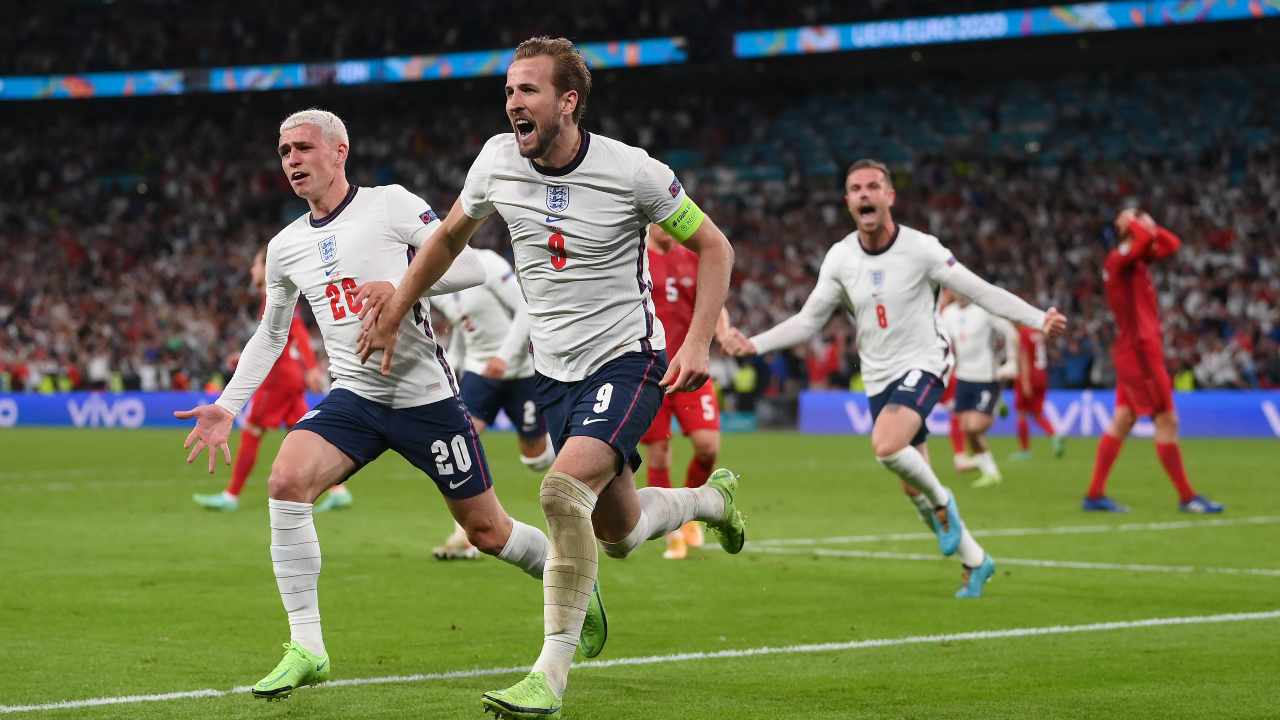 Harry Kane esulta