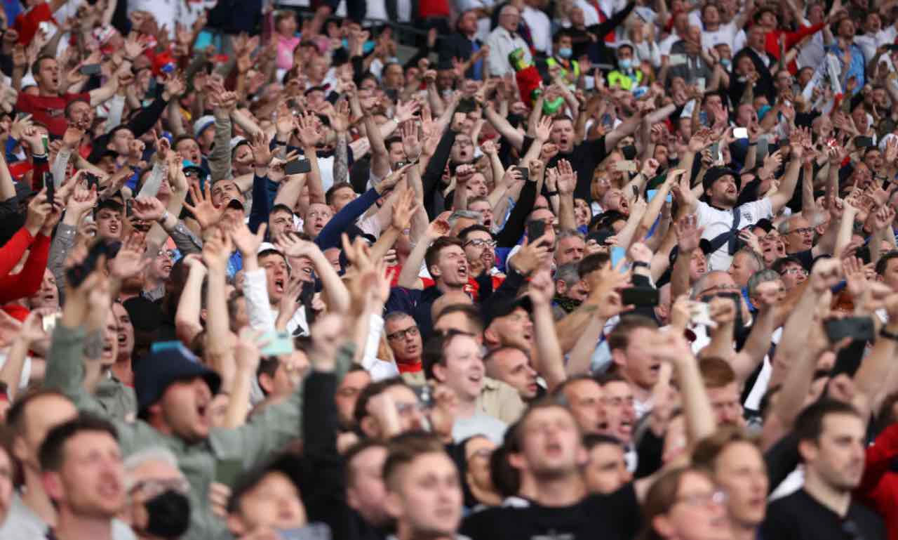 Tifosi sugli spalti di Wembley