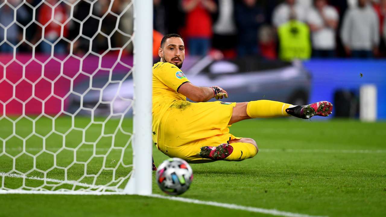 Gigio Donnarumma in campo