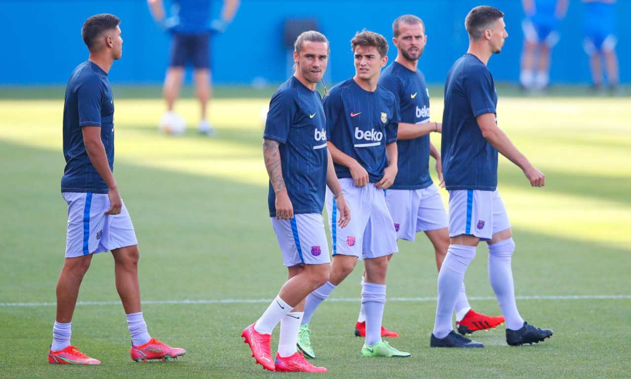 Griezmann si allena con il Barcellona