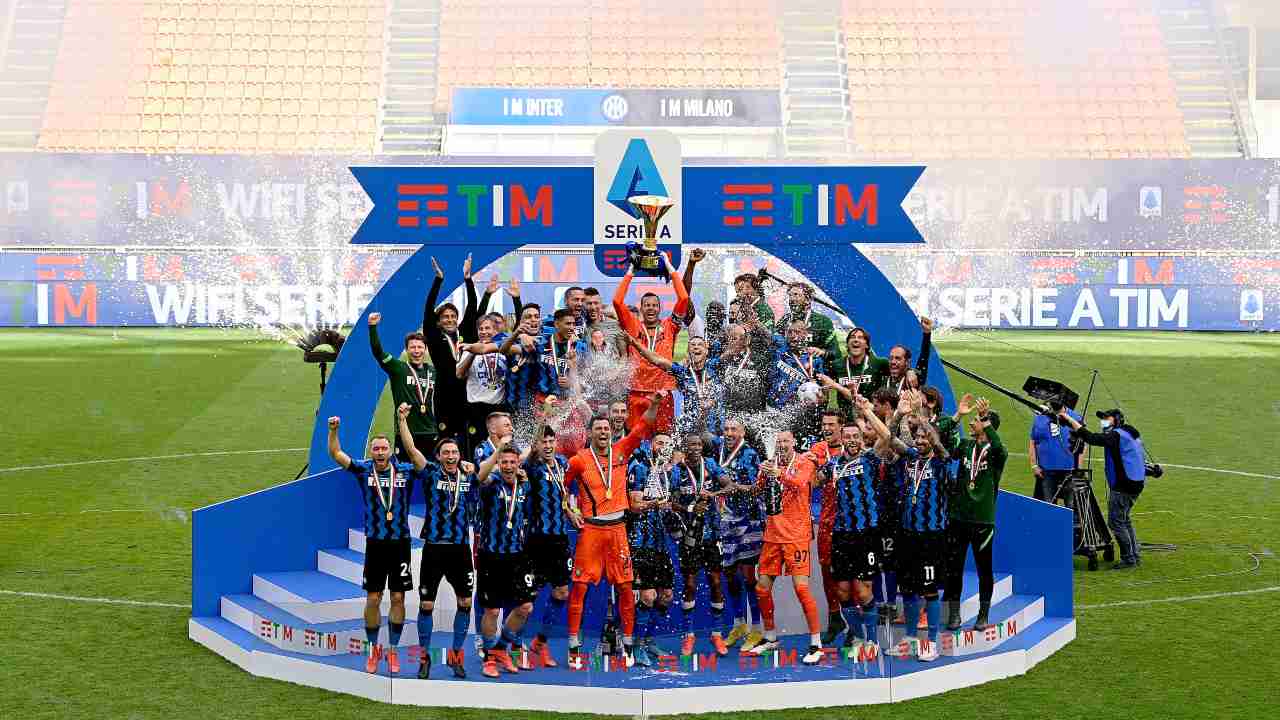 Inter vincitrice dell'ultima serie A