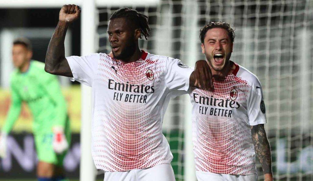 Kessié esulta con Calabria