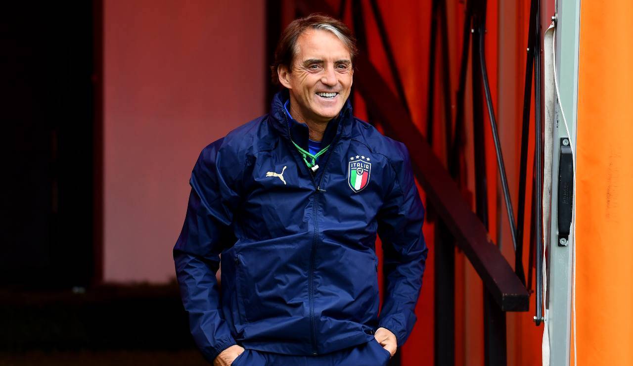 Roberto Mancini sorride