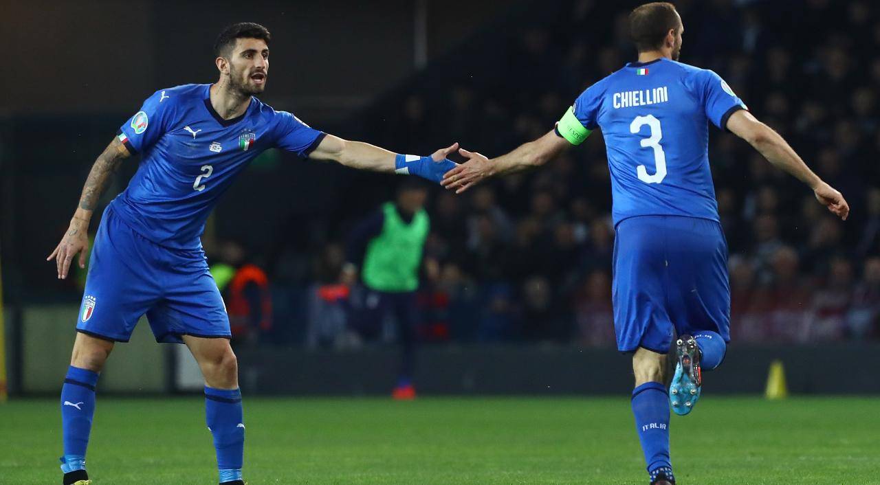 Piccini e Chiellini in nazionale