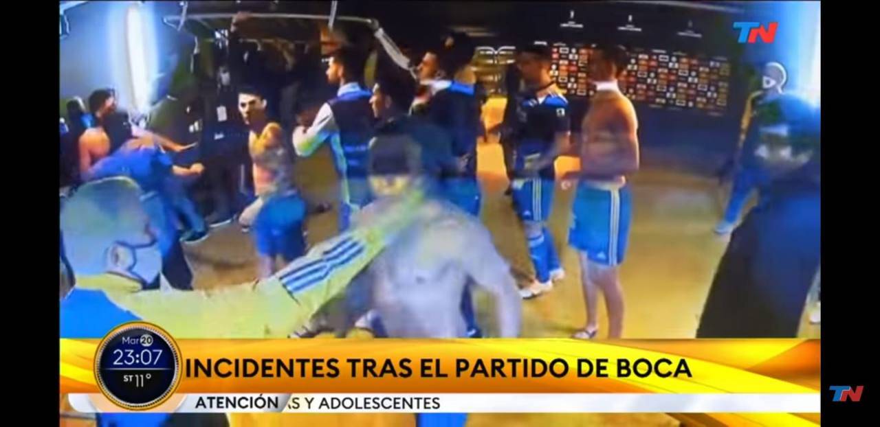 Tifosi del Boca agitati