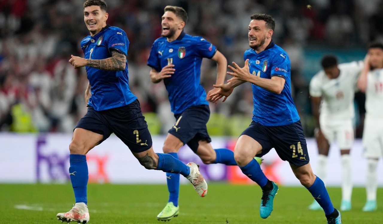 Berardi che esulta
