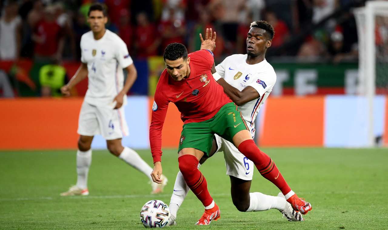 Ronaldo e Pogba con le Nazionali
