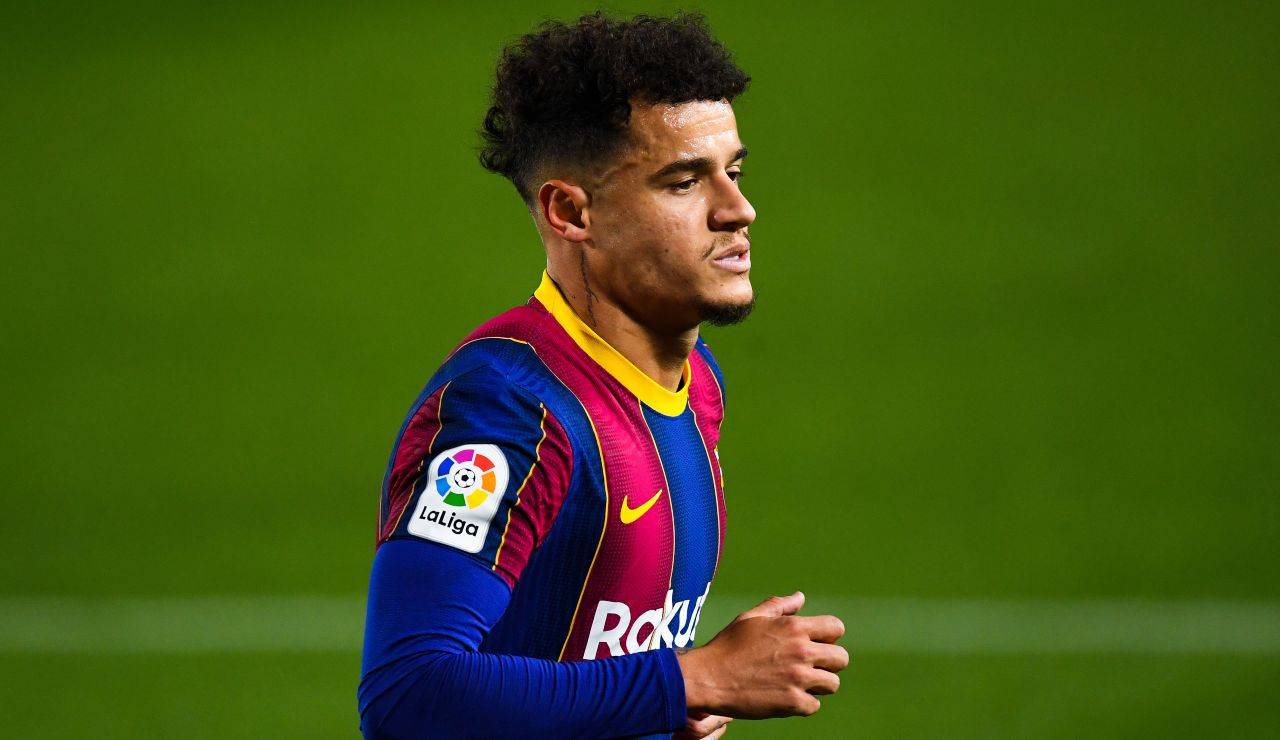 Coutinho in una delle ultime apparizioni con la maglia del Barcellona