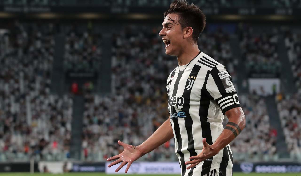 Dybala che esulta