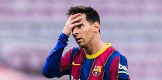 Leo Messi rammaricato
