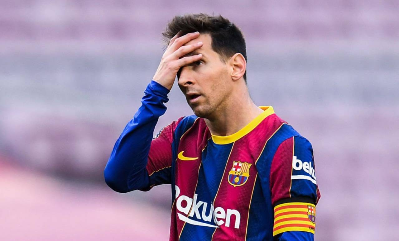 Leo Messi rammaricato