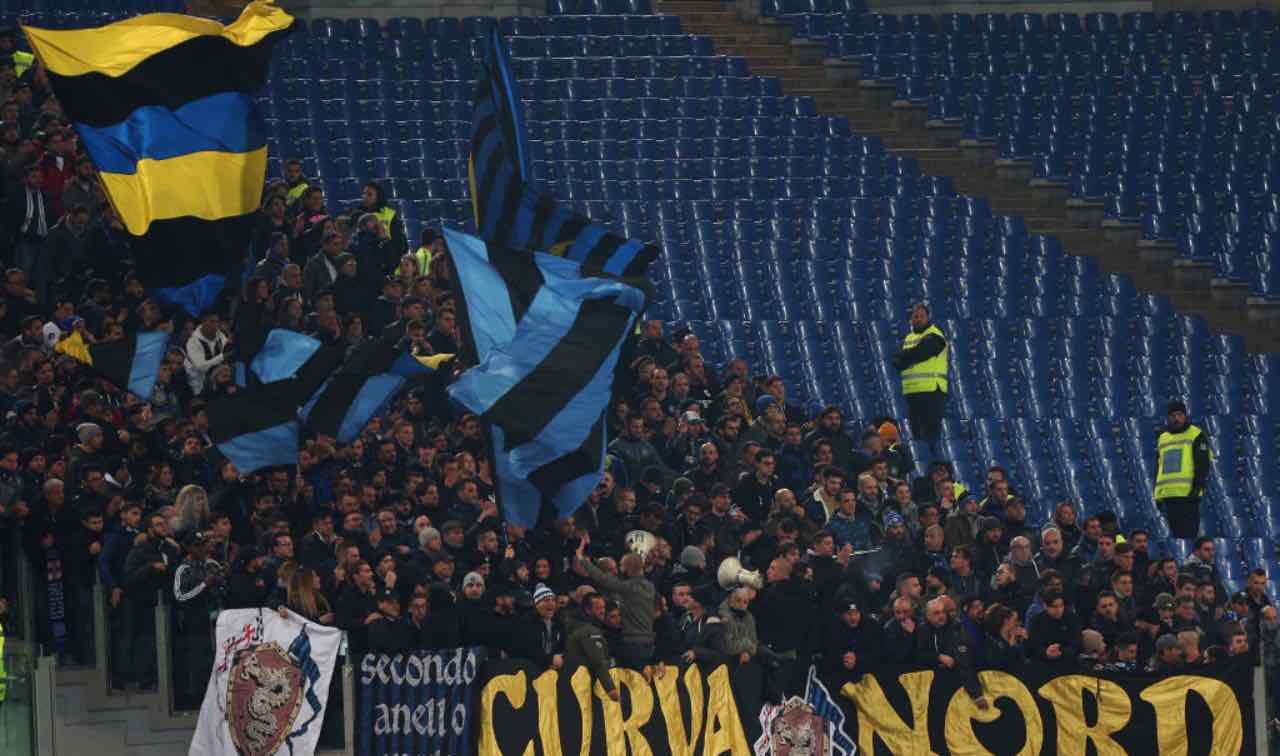 I tifosi dell'Inter all'Olimpico