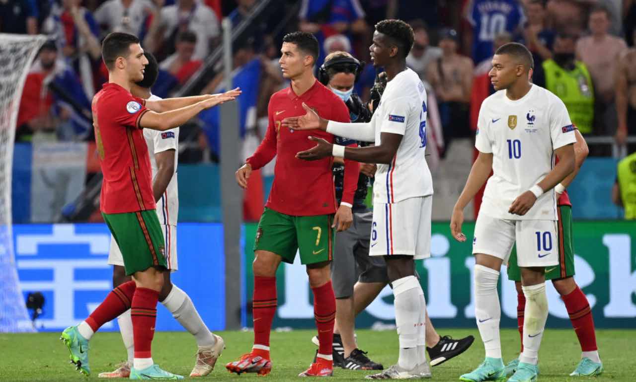 Il post partita di Francia-Portogallo agli Europei