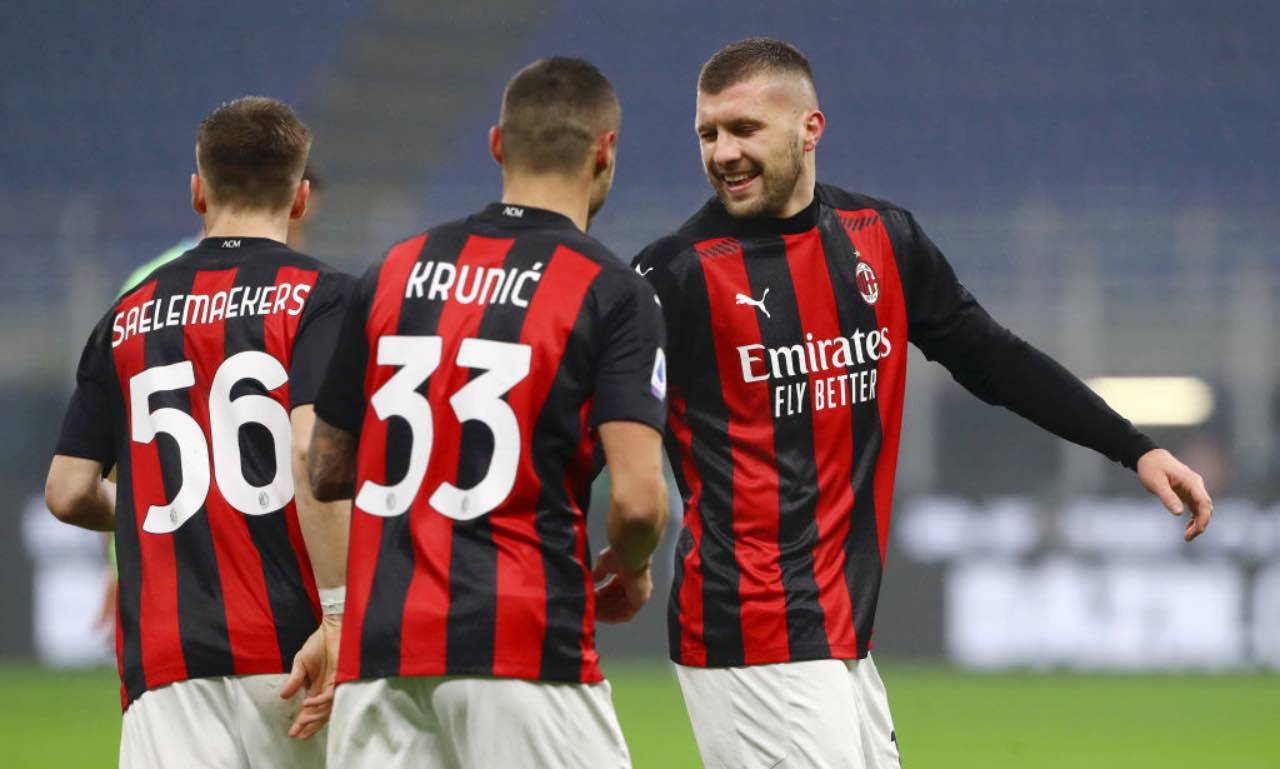 Rebic, Krunic e Saelemaekers