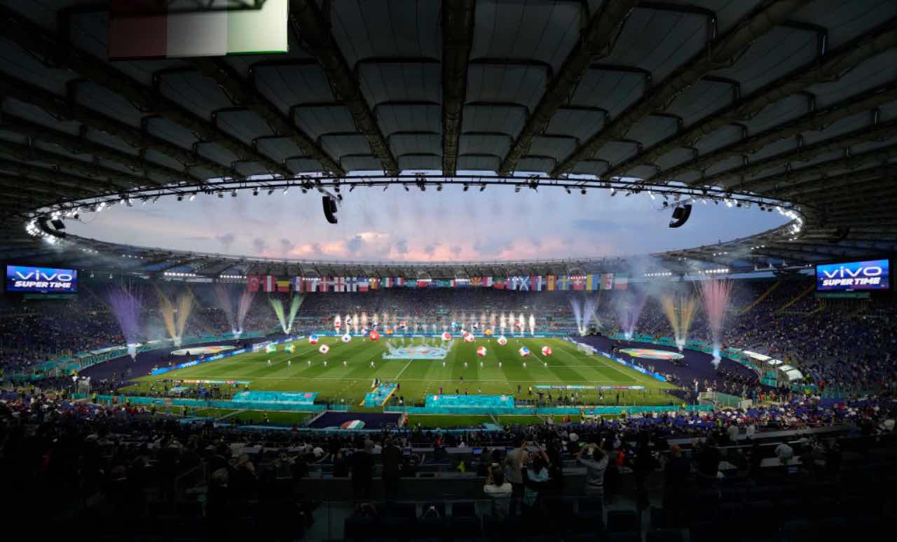 La cerimonia di apertura di Euro 2020 all'Olimpico