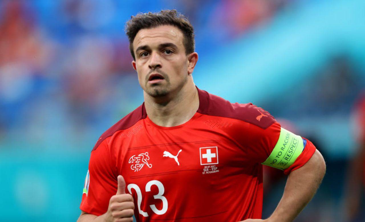 Shaqiri con la maglia della Svizzera