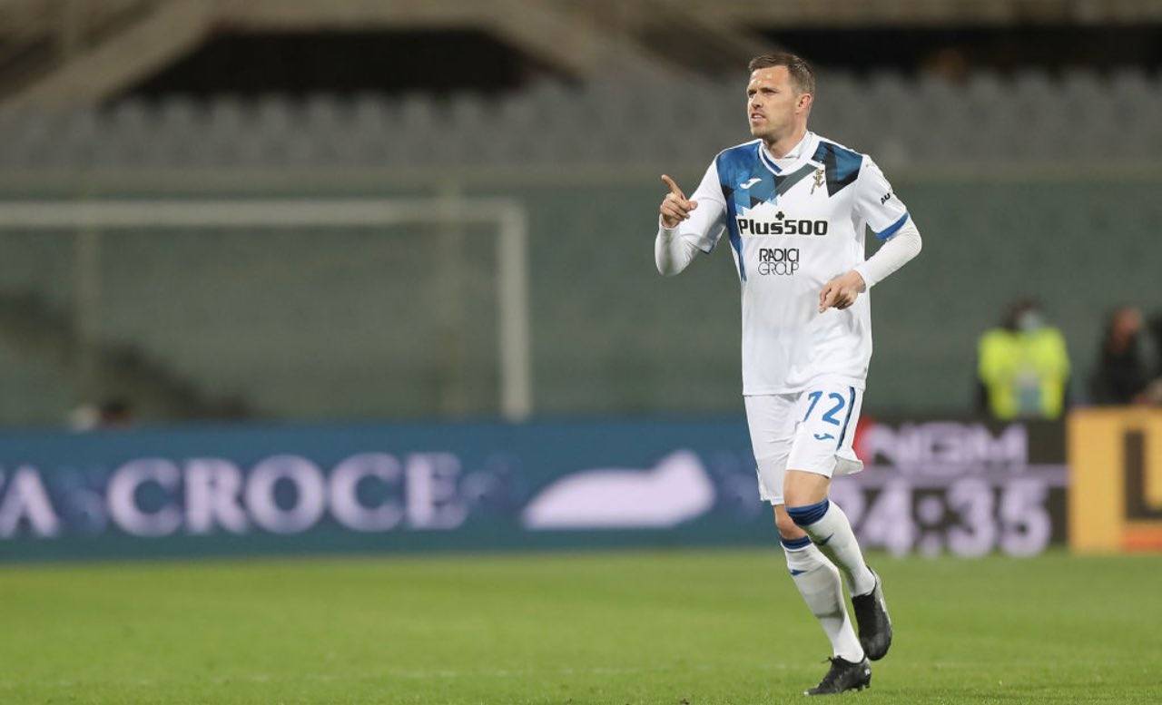 Josip Ilicic festeggia un gol