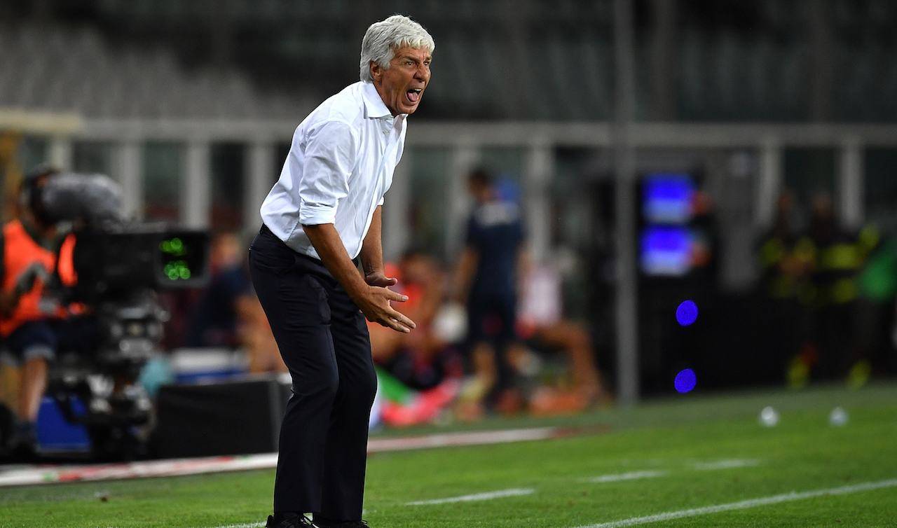 Gasperini sbraita in panchina