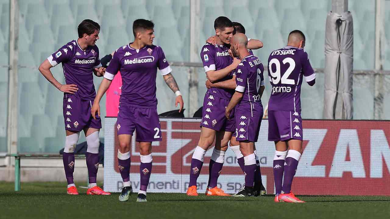 La Fiorentina festeggia