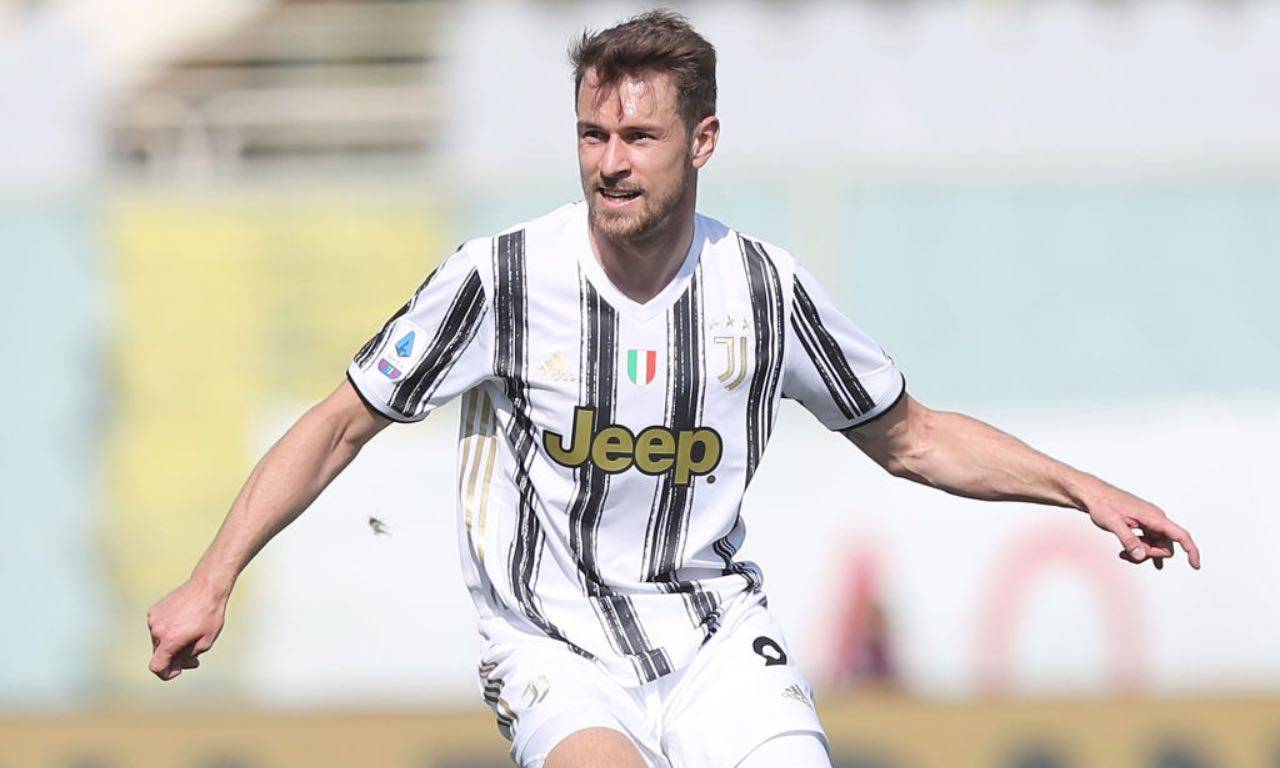 Ramsey in Fiorentina-Juventus 