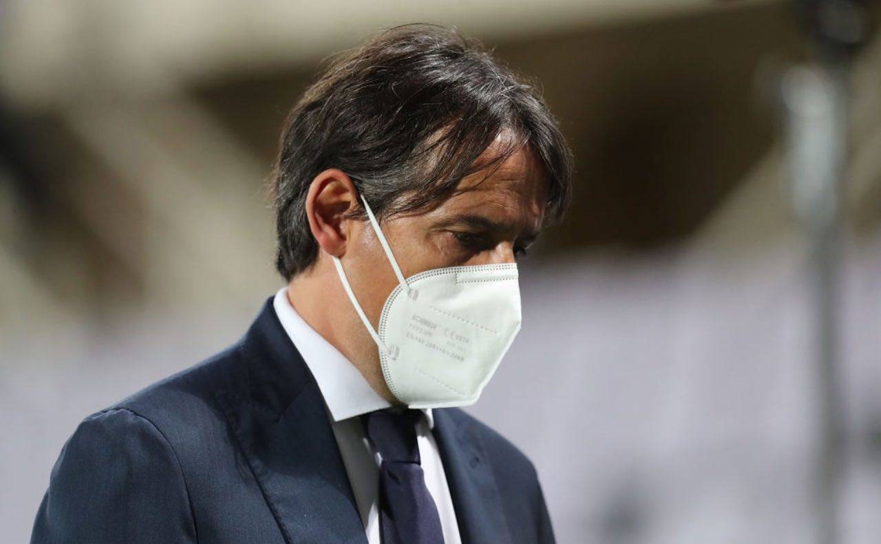 Simone Inzaghi pensieroso