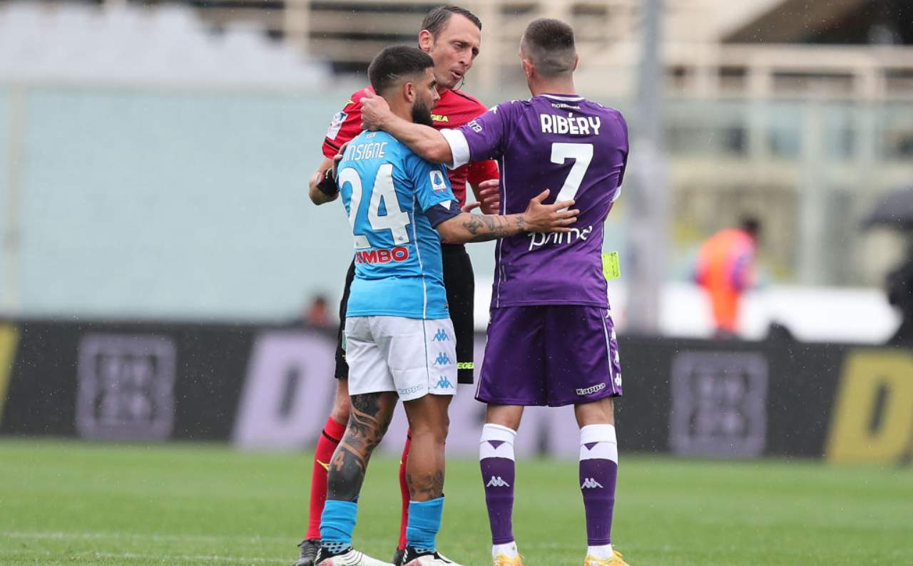 Insigne saluta Ribery